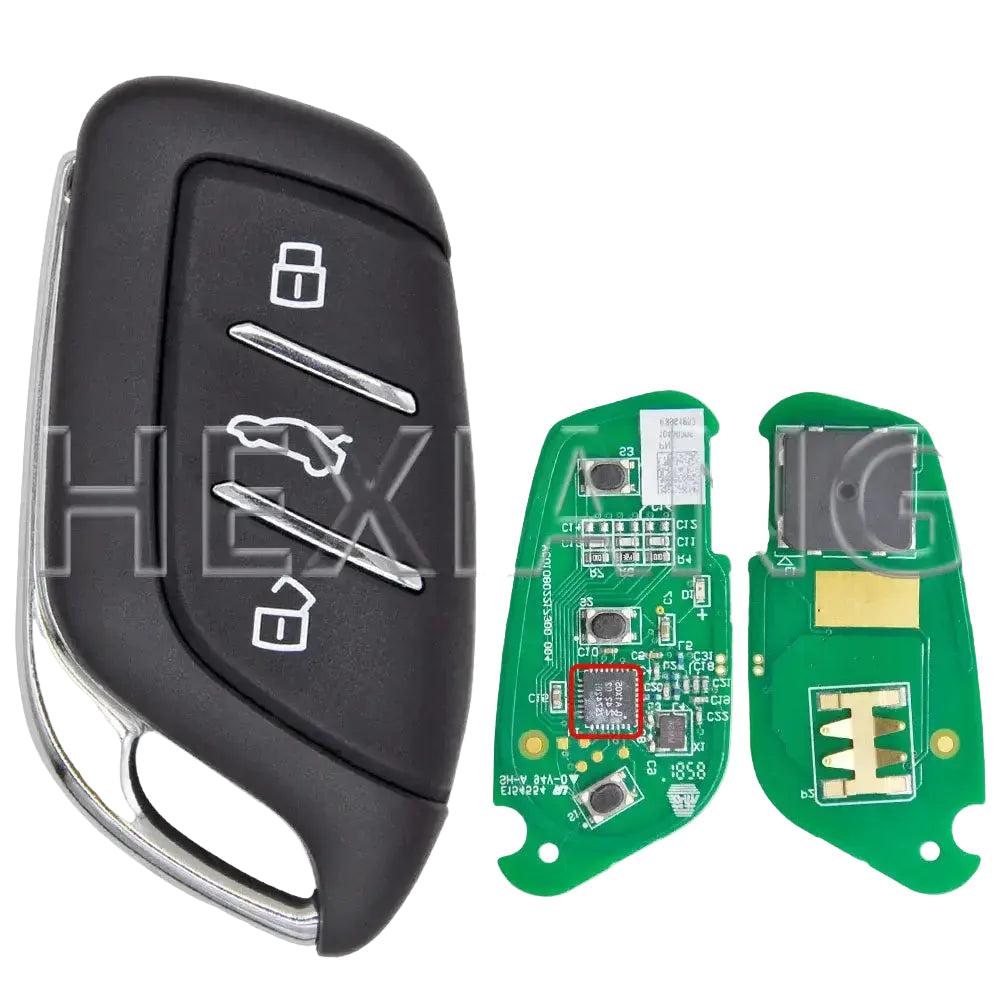 HE Original CPB ID47 HITAG3 PCF7953 433MHz Proximity Car Remote Key For MG ZS EV HS MG4 MG5 MG6 - For ZS / Red Back