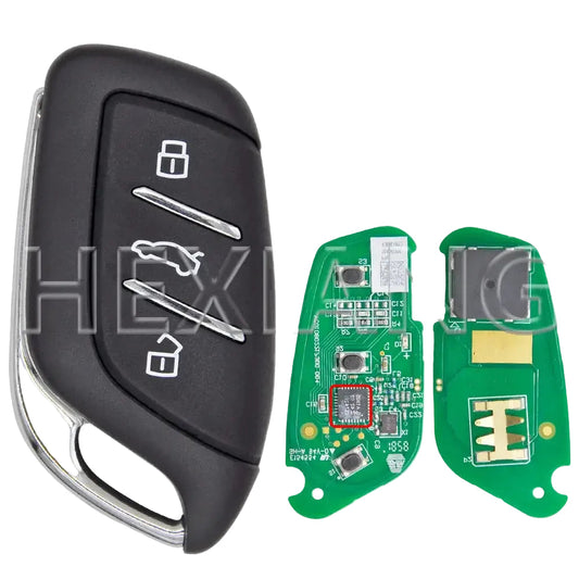 HE Original CPB ID47 HITAG3 PCF7953 433MHz Proximity Car Remote Key For MG ZS EV HS MG4 MG5 MG6 - For ZS / Red Back
