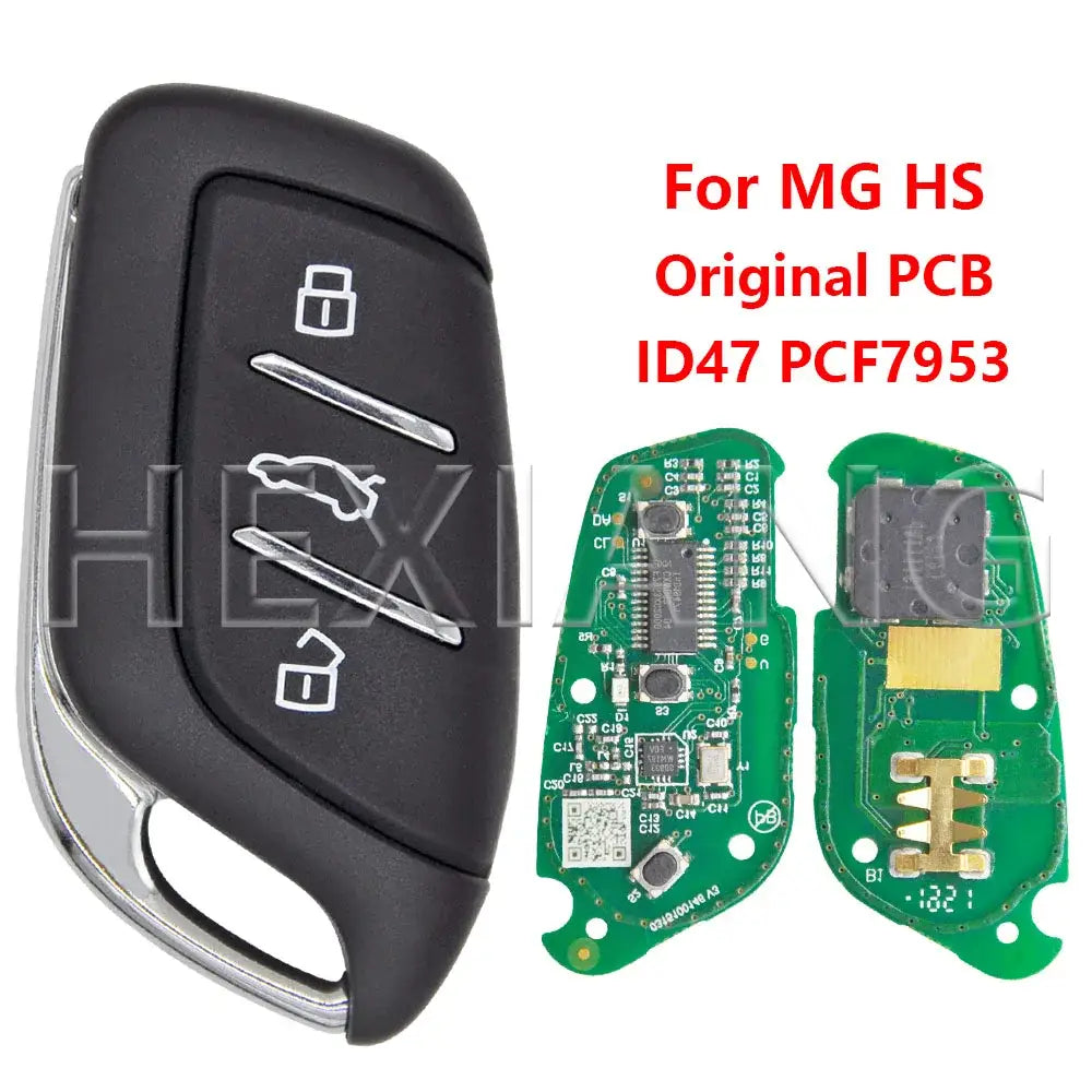 HE Original CPB ID47 HITAG3 PCF7953 433MHz Proximity Car Remote Key For MG ZS EV HS MG4 MG5 MG6 - For HS / Red Back