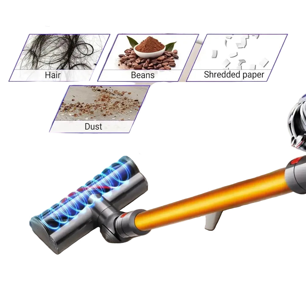 Head Replacement Compatible for Dyson V10 V11 V7 V8 V15 Vaccum Cleaner Direct Drive LED Dust Display Cleaner Head Parts