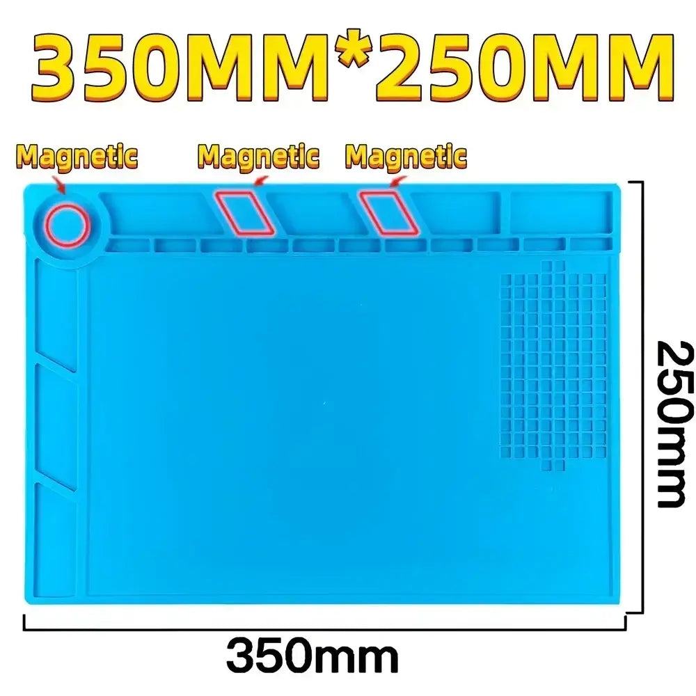Heat-Resistant Magnetic Silicone Repair Mat (ESD Safe) (different models available) - HBC