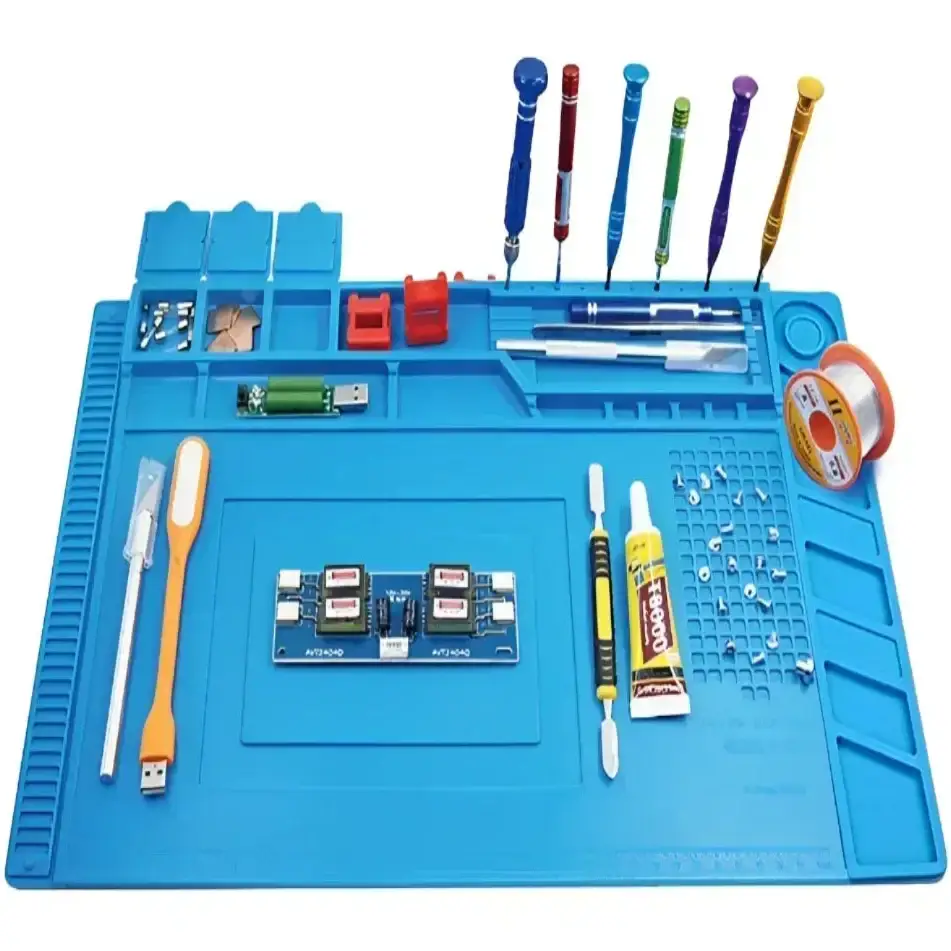 Heat-Resistant Magnetic Silicone Repair Mat (ESD Safe) (different models available) - HBC