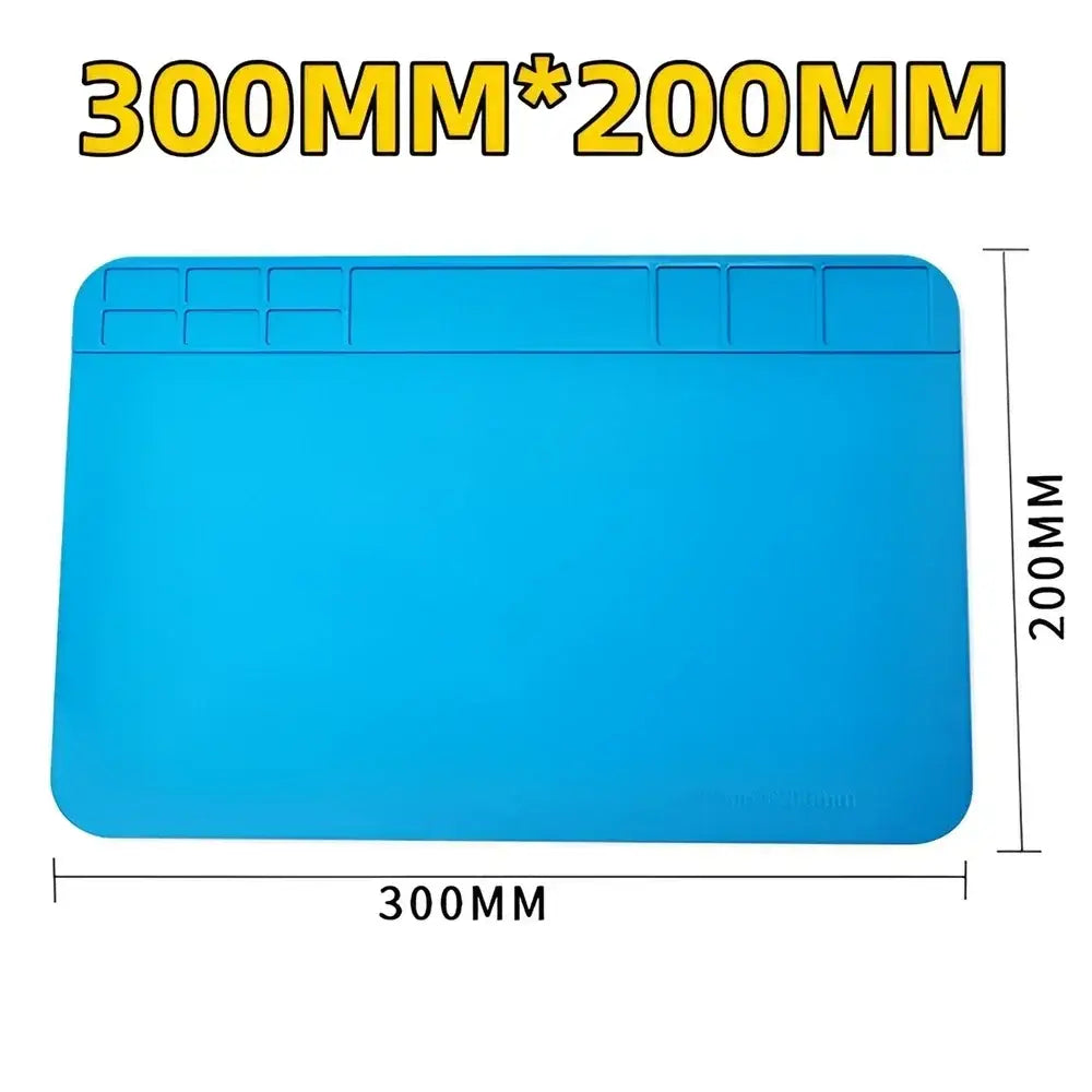 Heat-Resistant Magnetic Silicone Repair Mat (ESD Safe) (different models available) - C160 300 X 200mm / Circuit Board