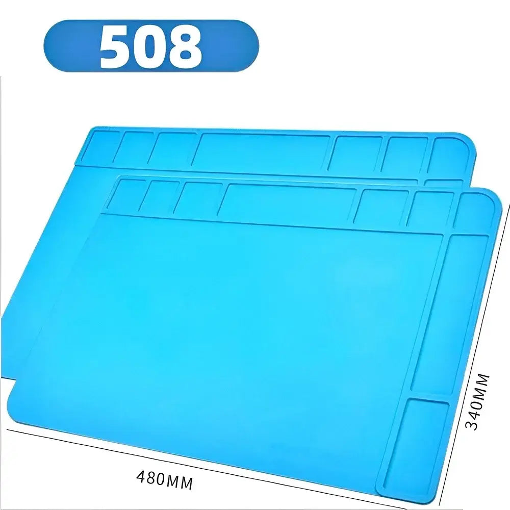 Heat-Resistant Magnetic Silicone Repair Mat (ESD Safe) (different models available) - S508 480 X 340mm / Circuit Board