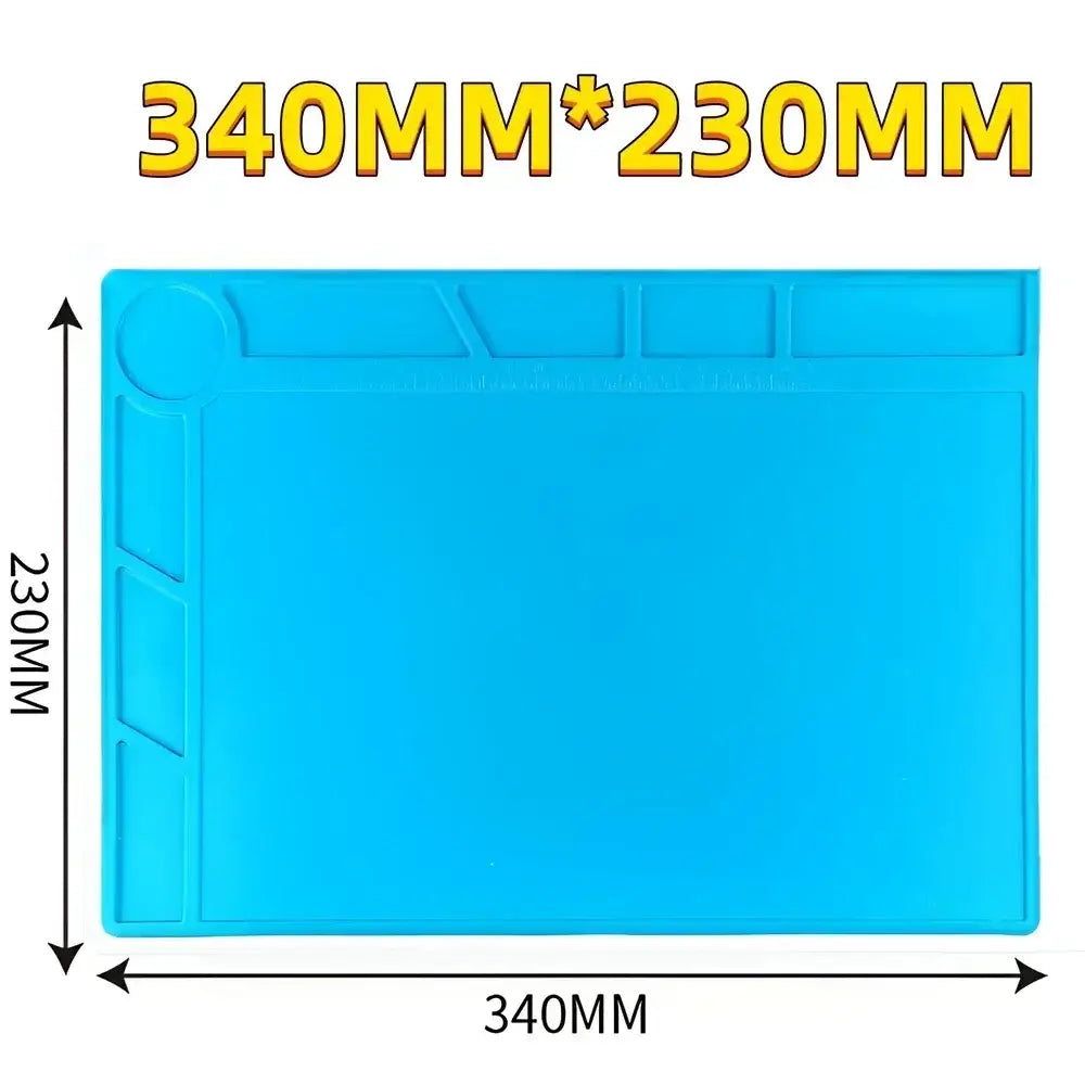 Heat-Resistant Magnetic Silicone Repair Mat (ESD Safe) (different models available) - S120 340 X 230mm / Circuit Board
