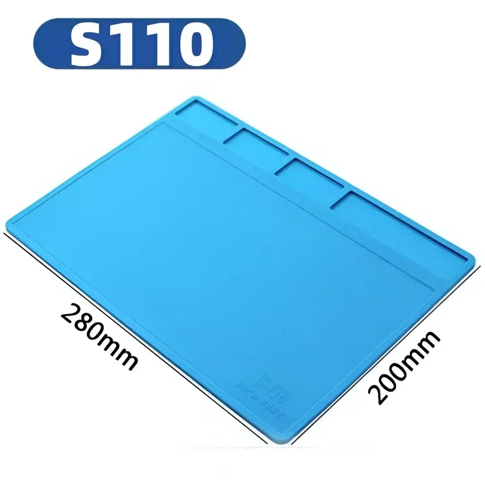 Heat-Resistant Magnetic Silicone Repair Mat (ESD Safe) (different models available) - S110 280 X 200mm / Circuit Board