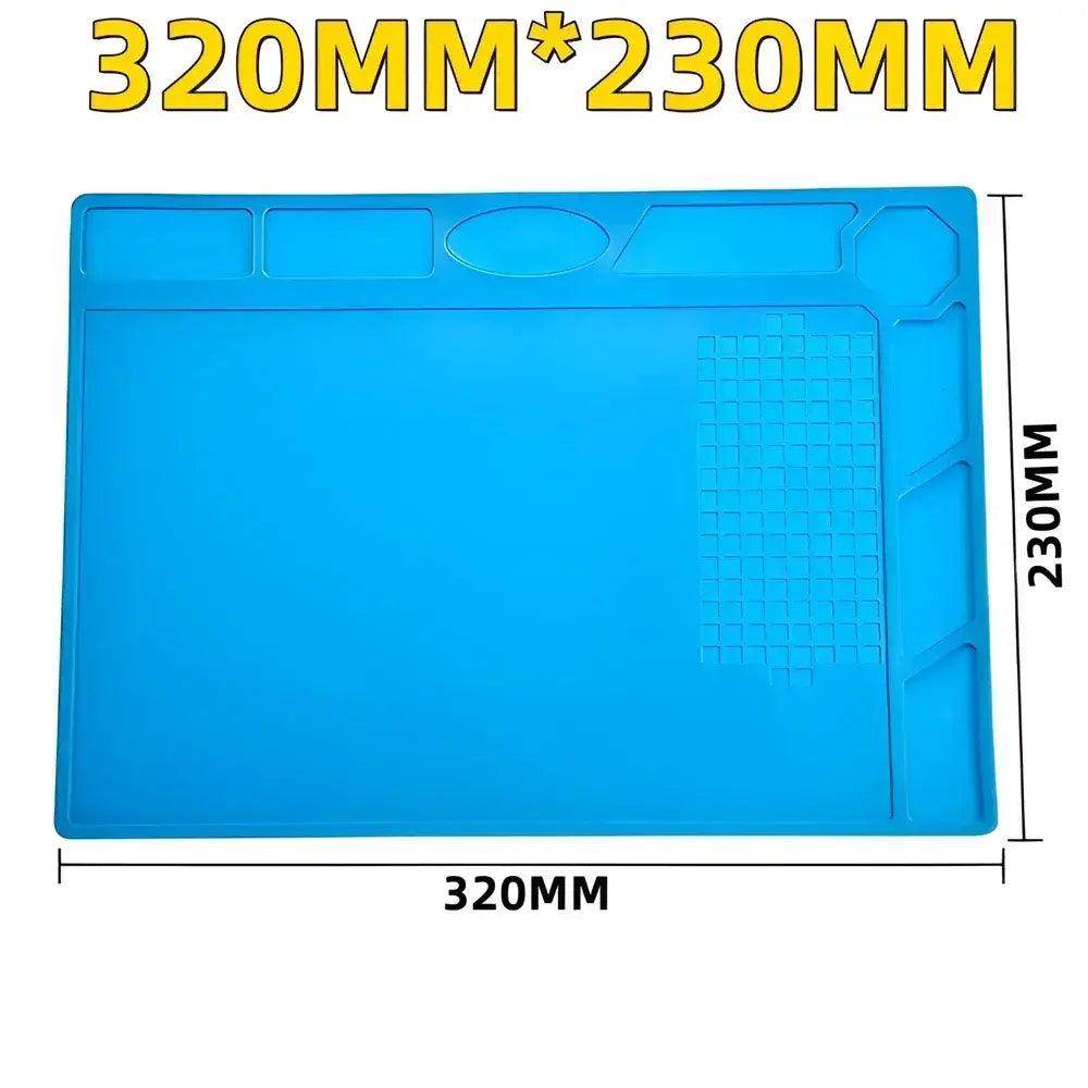 Heat-Resistant Magnetic Silicone Repair Mat (ESD Safe) (different models available) - S336 320 X 230mm / Circuit Board