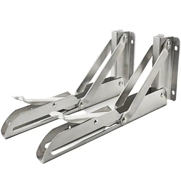 Heavy Duty Folding Shelf Brackets for RV / Caravan Tables (2PCS) - HBC