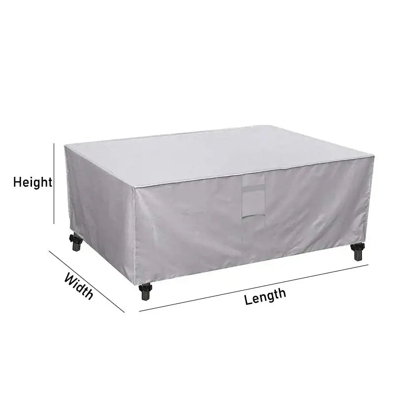 Heavy-Duty Outdoor Garden Furniture Cover – Waterproof Windproof Anti-UV Protection (various sizes available)