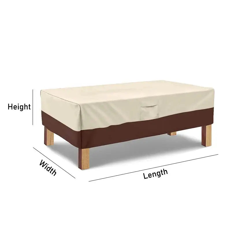 Heavy-Duty Outdoor Garden Furniture Cover – Waterproof Windproof Anti-UV Protection (various sizes available)