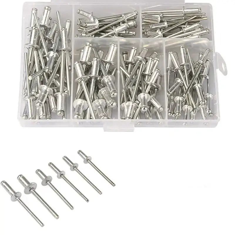 Heavy Duty Rivet Puller Set – Pop Riveter & Assorted Rivets Kit - Only 120PCS Rivets - HBC