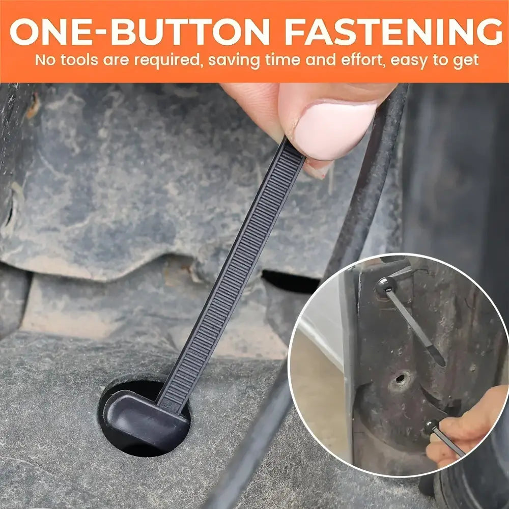 Heavy Duty Zip Ties Nylon Self Locking Cable Ties Buckle With Pin Button Car Repair Fastening Straps For Home Office