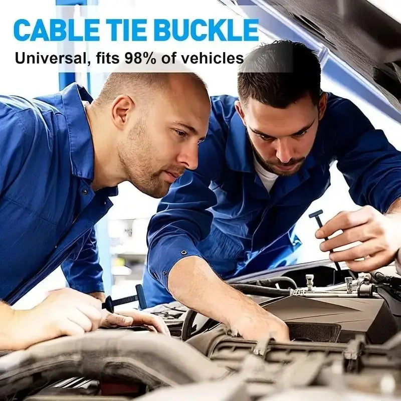 Heavy Duty Zip Ties Nylon Self Locking Cable Ties Buckle With Pin Button Car Repair Fastening Straps For Home Office