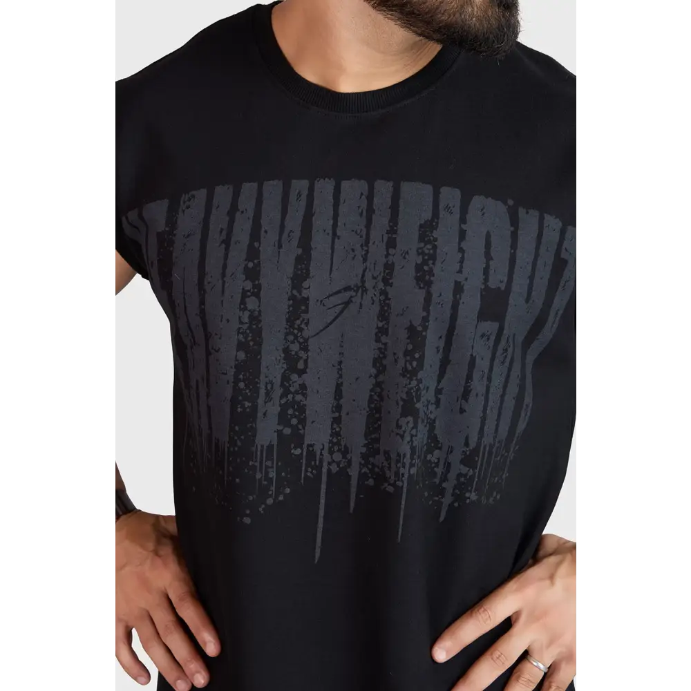 Heavyweight Capsleeves Tank Black - Tank