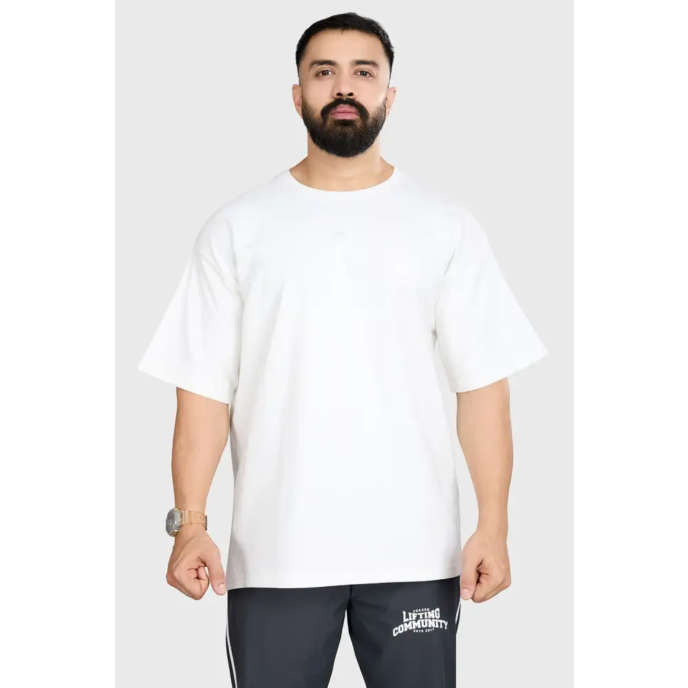 Heavyweight Oversized T-shirt White - Tshirts