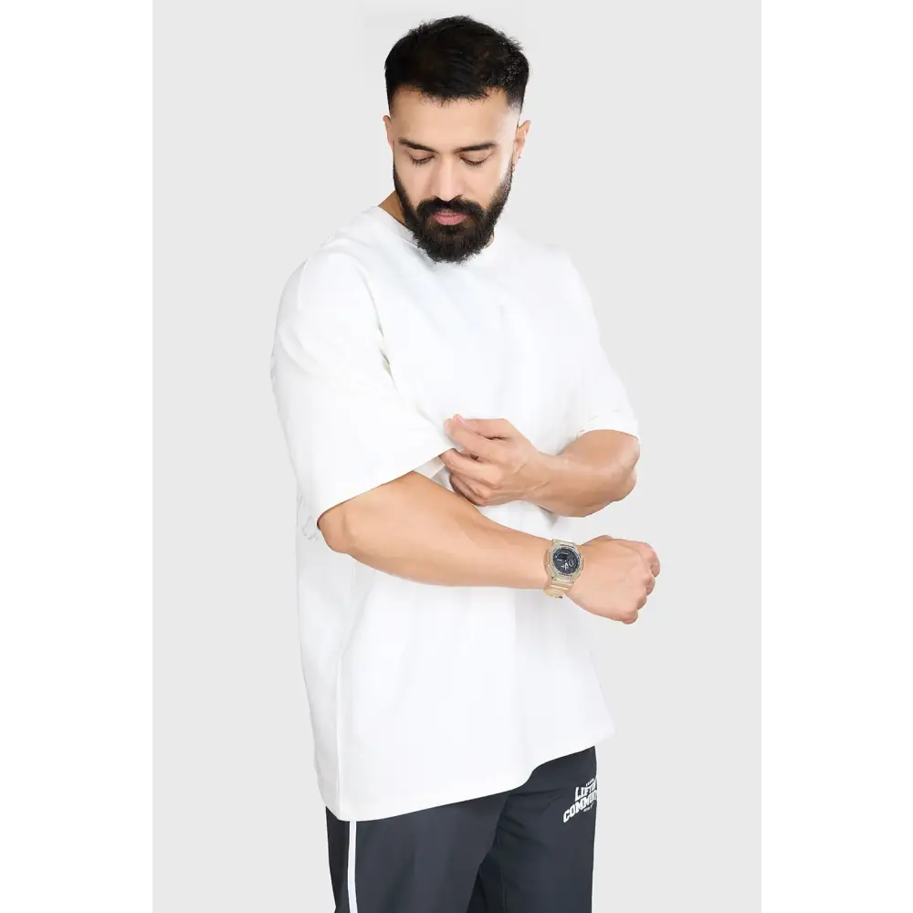 Heavyweight Oversized T-shirt White - Tshirts