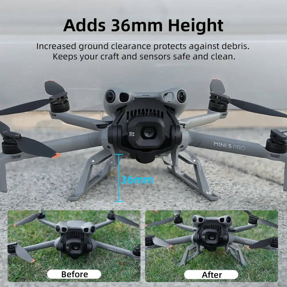 Height-Adjustable Landing Gear for DJI Mini 5 Pro - Landing Gear / DJI Mini 5 Pro - HBC
