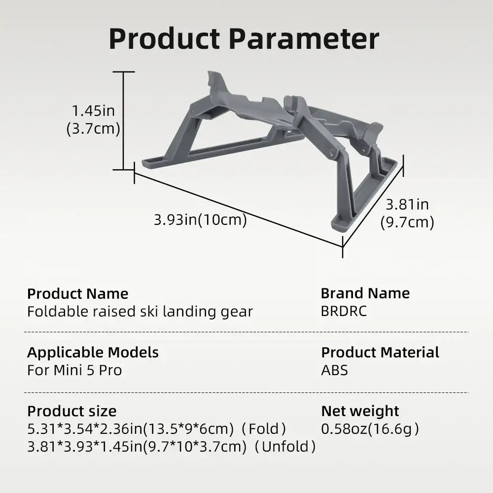Height-Adjustable Landing Gear for DJI Mini 5 Pro - Landing Gear / DJI Mini 5 Pro - HBC