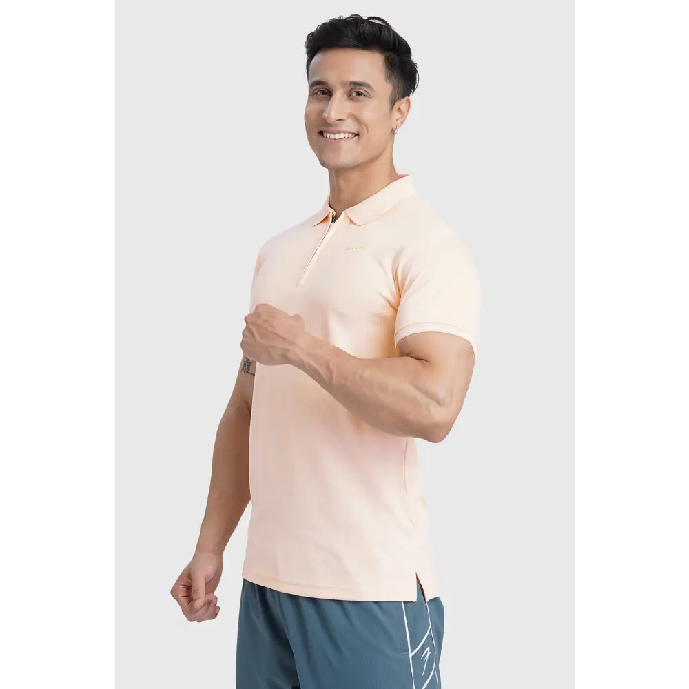 Heritage Polo T-shirt Peach - Tshirts