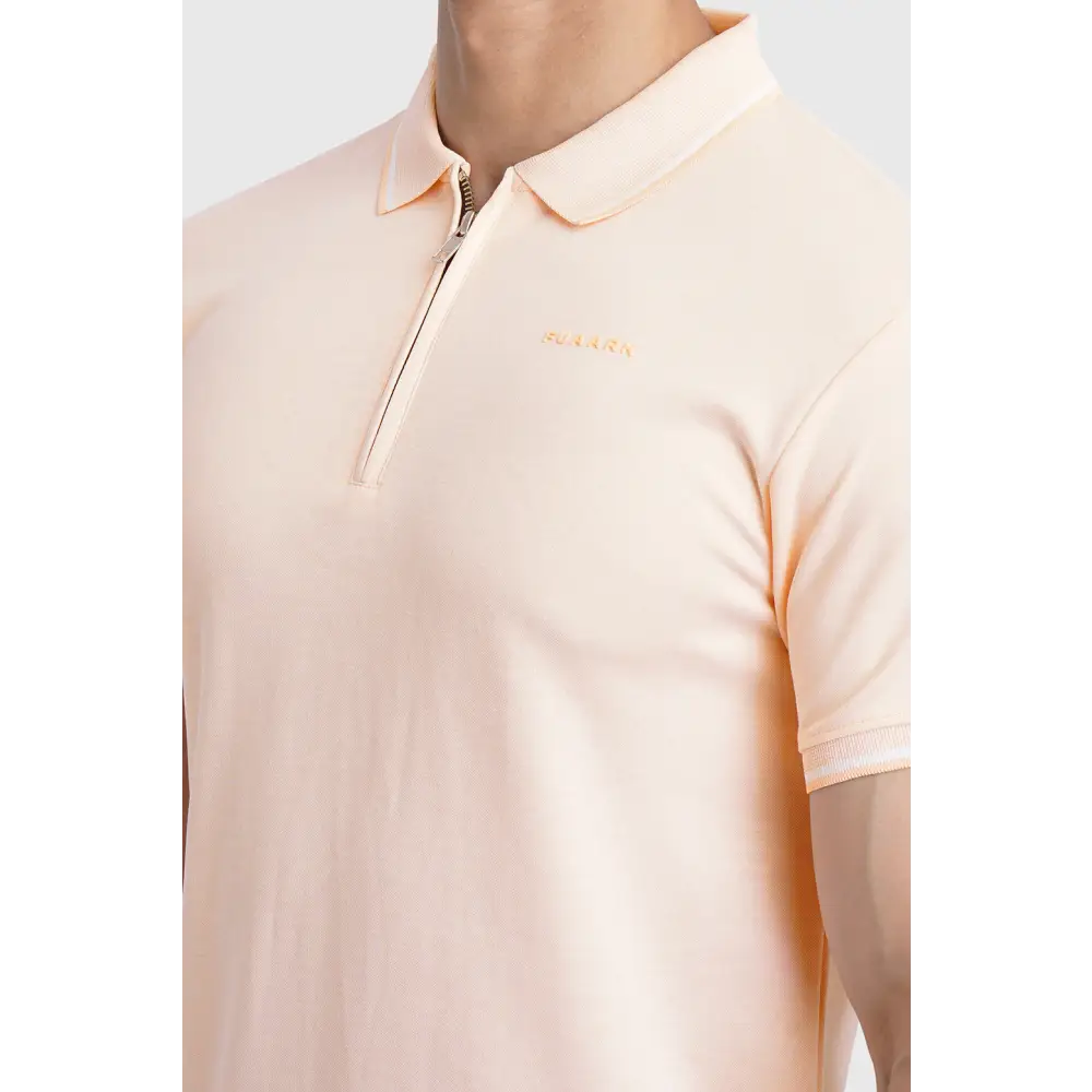 Heritage Polo T-shirt Peach - Tshirts