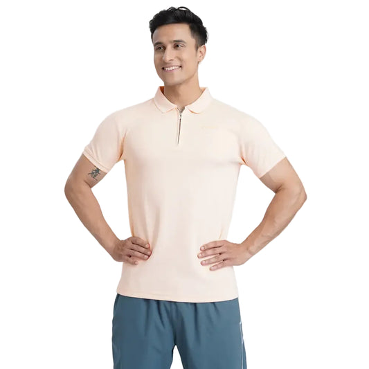 Heritage Polo T-shirt Peach - Tshirts