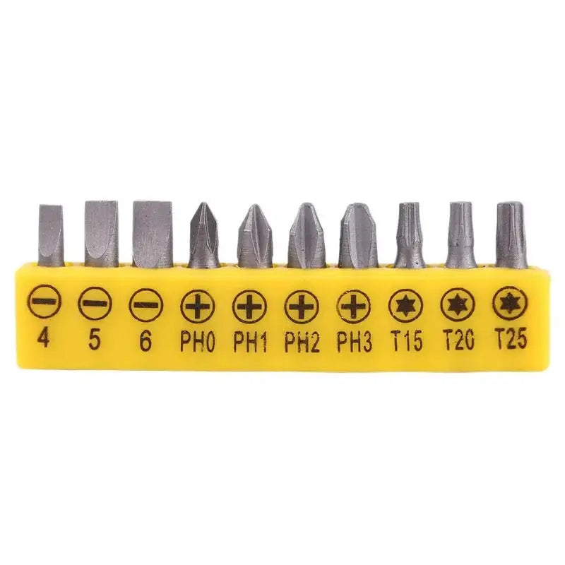 Hex Bit Set for Electric Drills (10Pcs) - HBC
