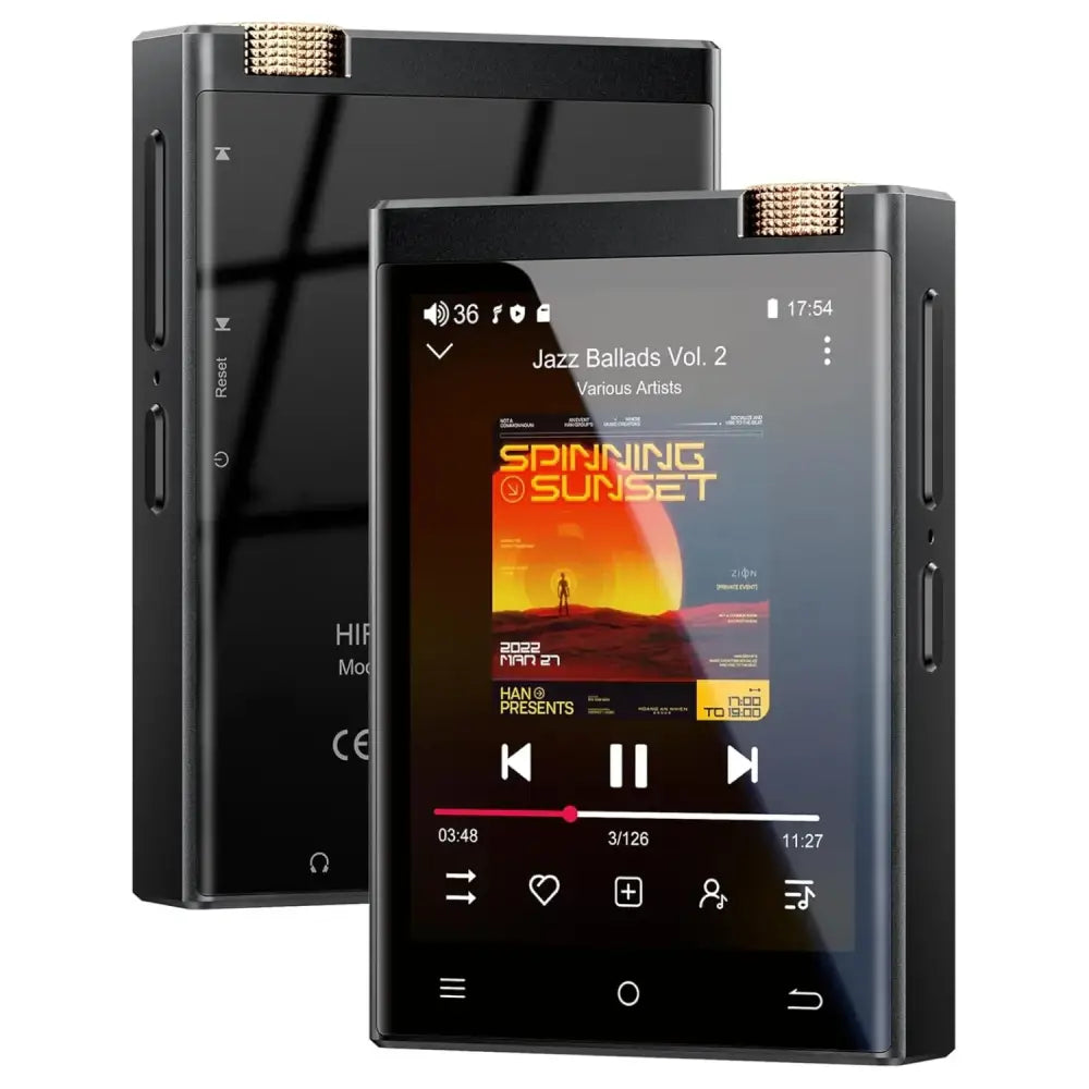 Hi-Fi MP3 Player with Bluetooth and WiFi Oilsky Lossless DSD High-Resolution Digital Audio with 16GB/64GB Memory up