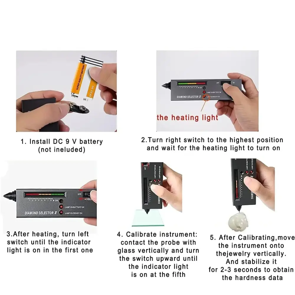 High Accuracy Diamond Tester Pen – Professional Jewlery Selector for Beginners & Experts - SS