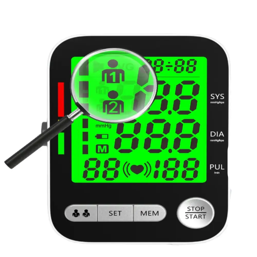 High-Accuracy Digital Sphygmomanometer – Arm Blood Pressure Monitor - Bp Monitors - HBC