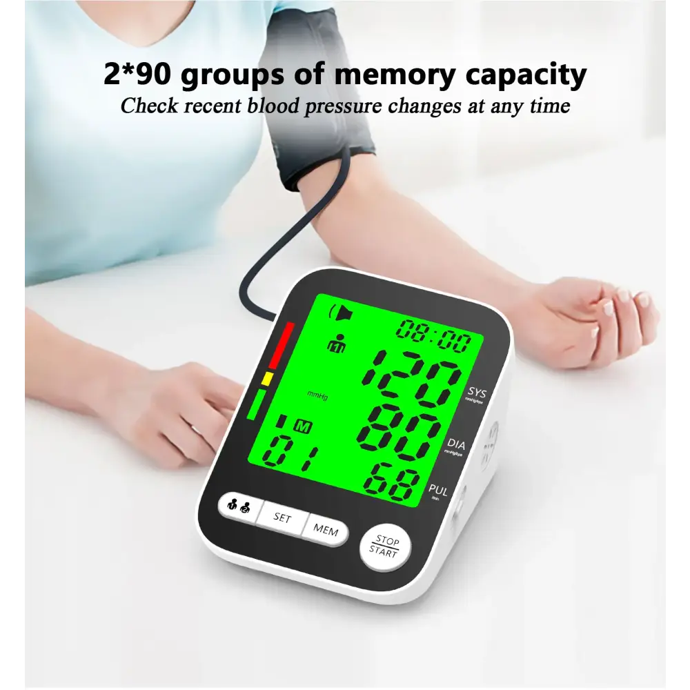 High-Accuracy Digital Sphygmomanometer – Arm Blood Pressure Monitor - Bp Monitors - HBC