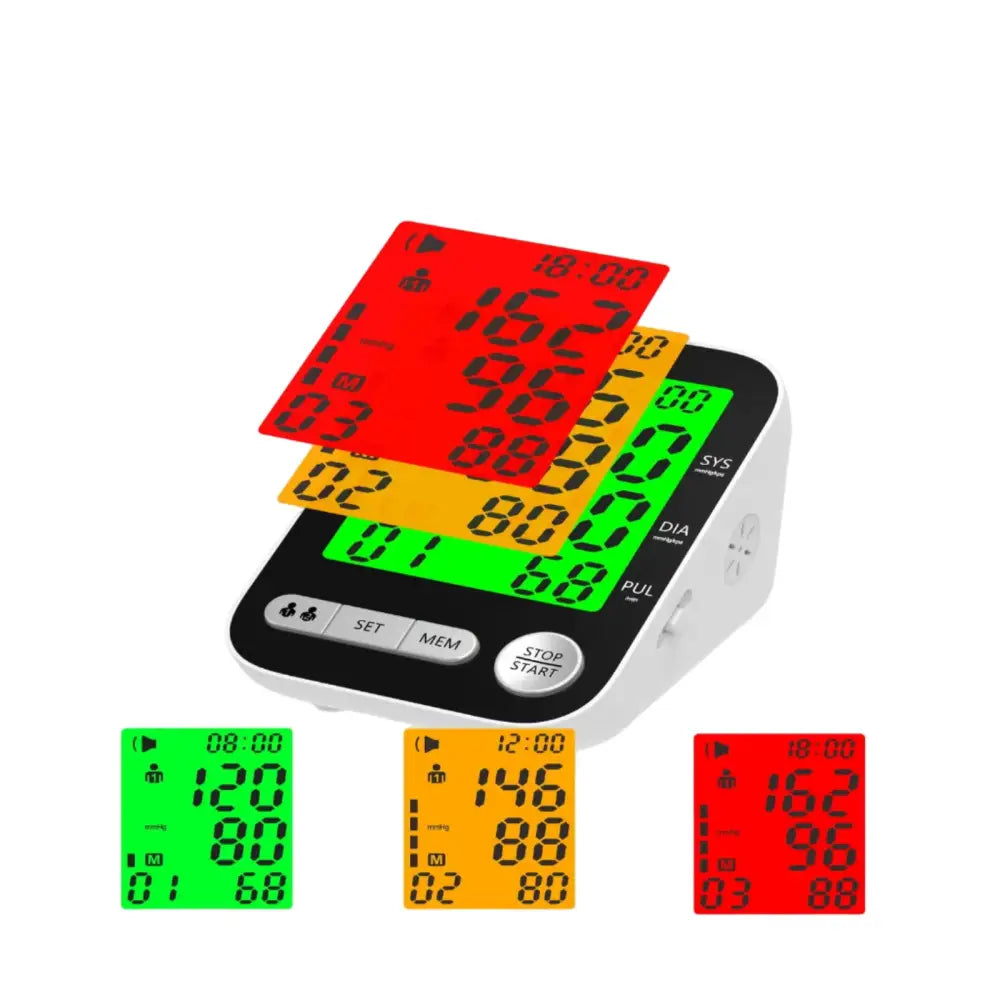 High-Accuracy Digital Sphygmomanometer – Arm Blood Pressure Monitor - Bp Monitors - HBC