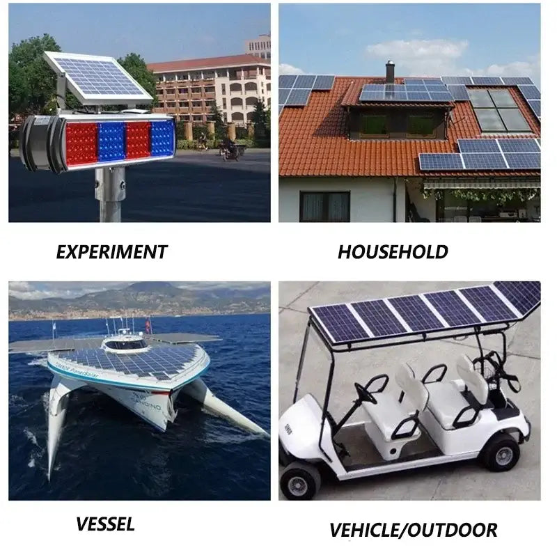 High-Efficiency 18V Rigid Solar Panel 1000–3000W (different sets available) - SS