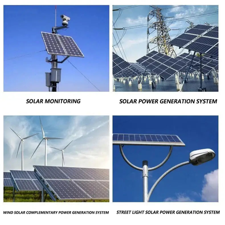 High-Efficiency 18V Rigid Solar Panel 1000–3000W (different sets available) - SS