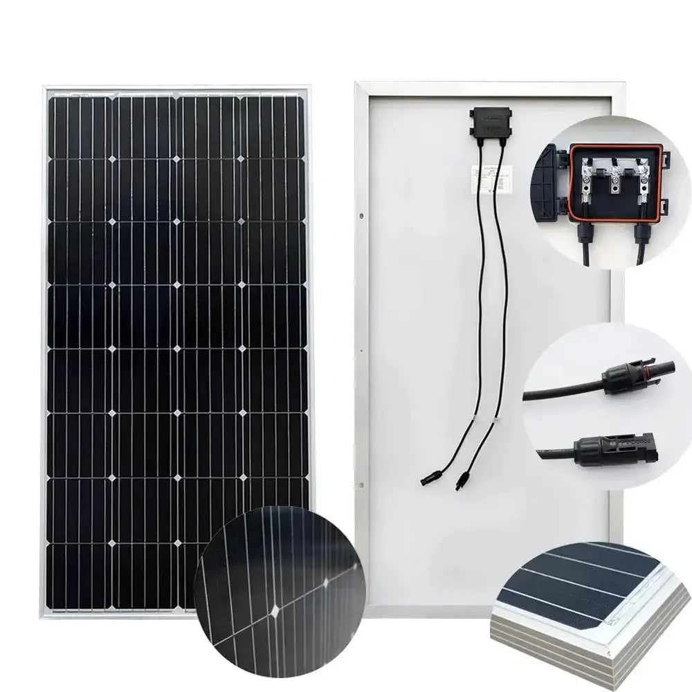 High-Efficiency 18V Rigid Solar Panel 1000–3000W (different sets available) - SS