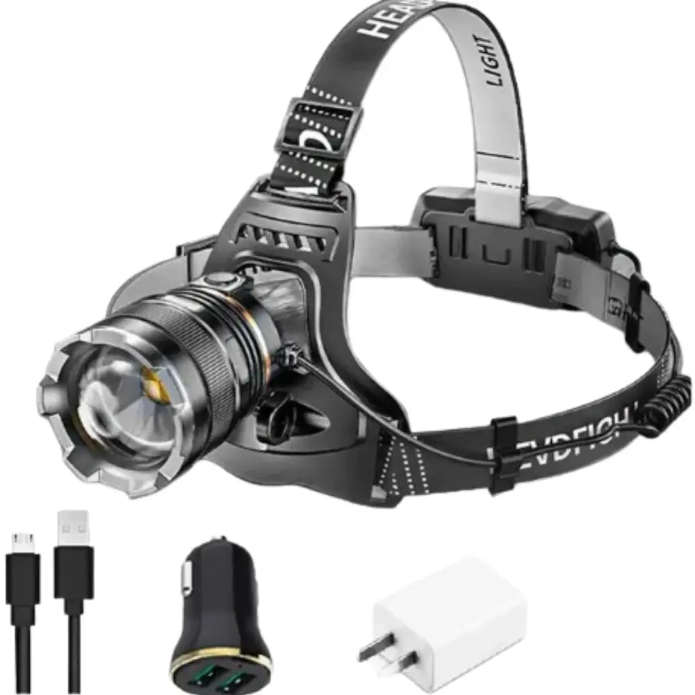 High-Power LED Headlamp for Outdoor Use - SS
