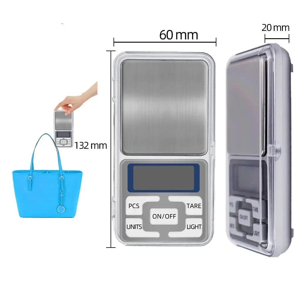 High Precision Digital Pocket Scale (6 sizes available) - SS