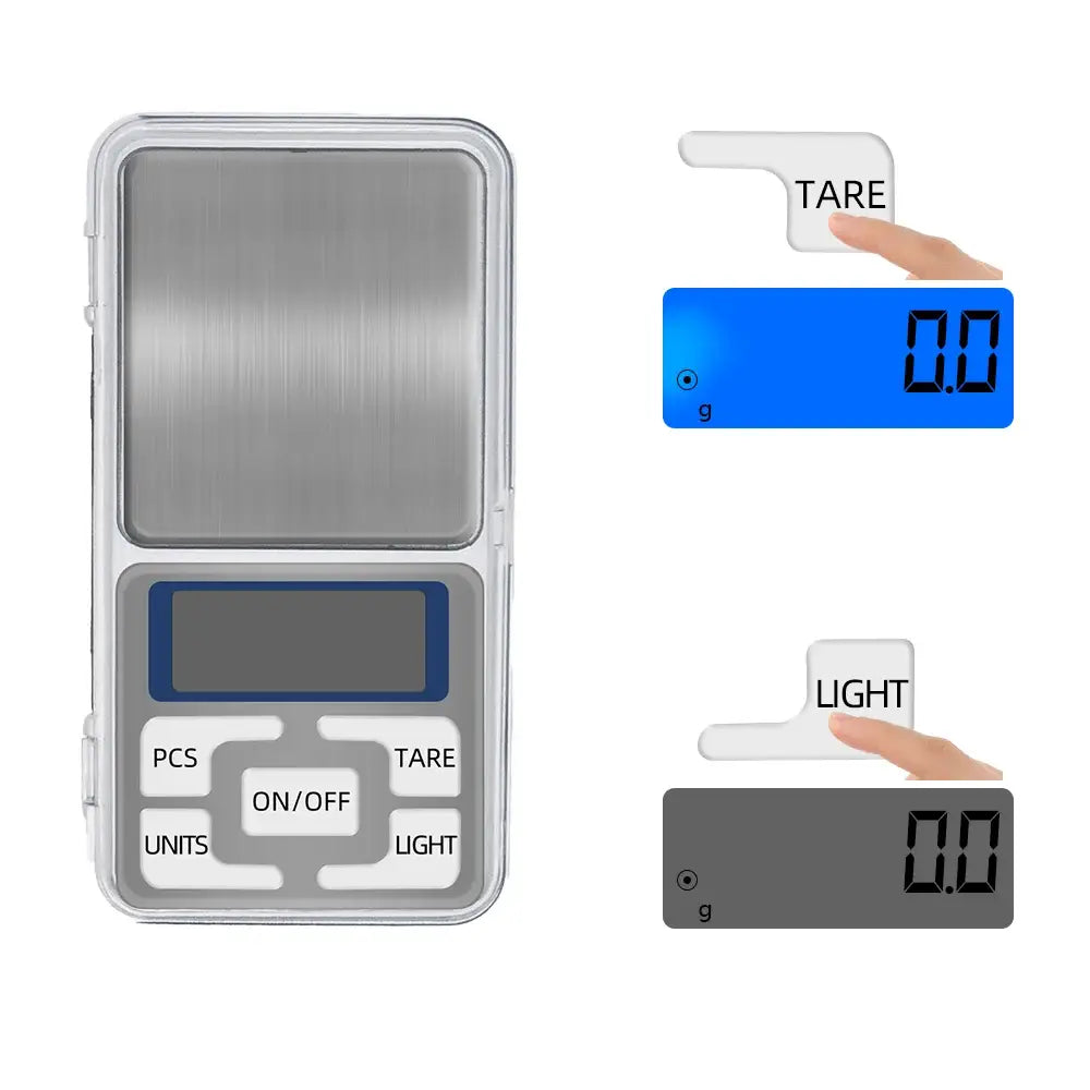 High Precision Digital Pocket Scale (6 sizes available) - SS