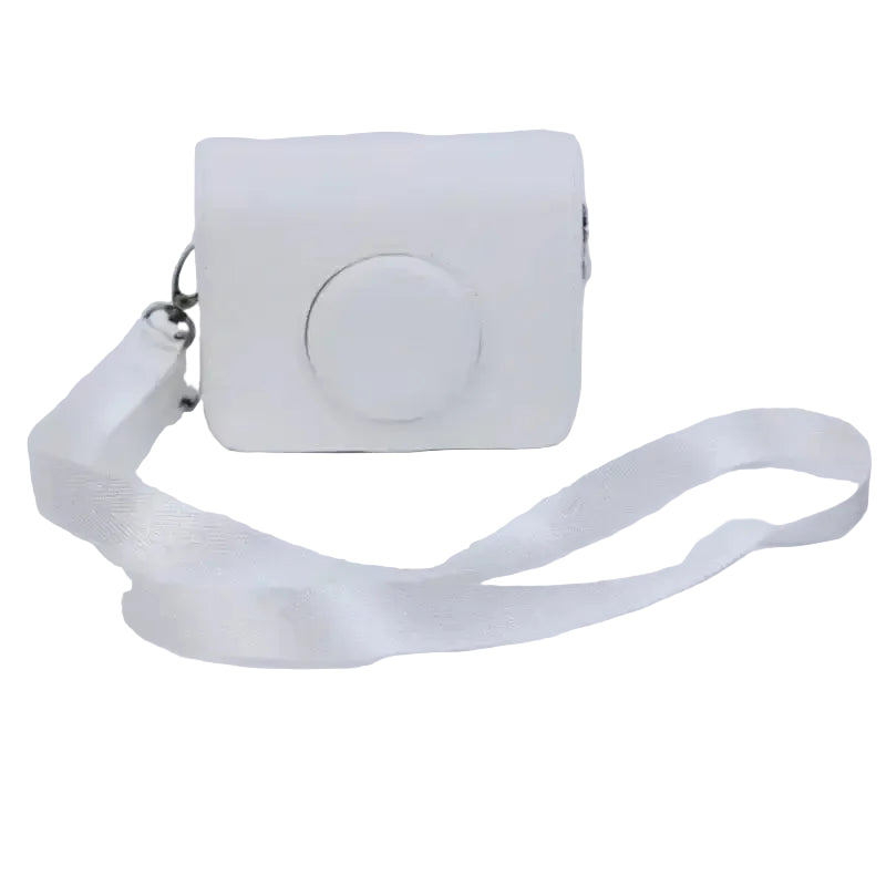 High Quality PU Leather Case Cover Portable camera bag for FUJIFILM FUJI instax mini evo with shoulder strap clean pen