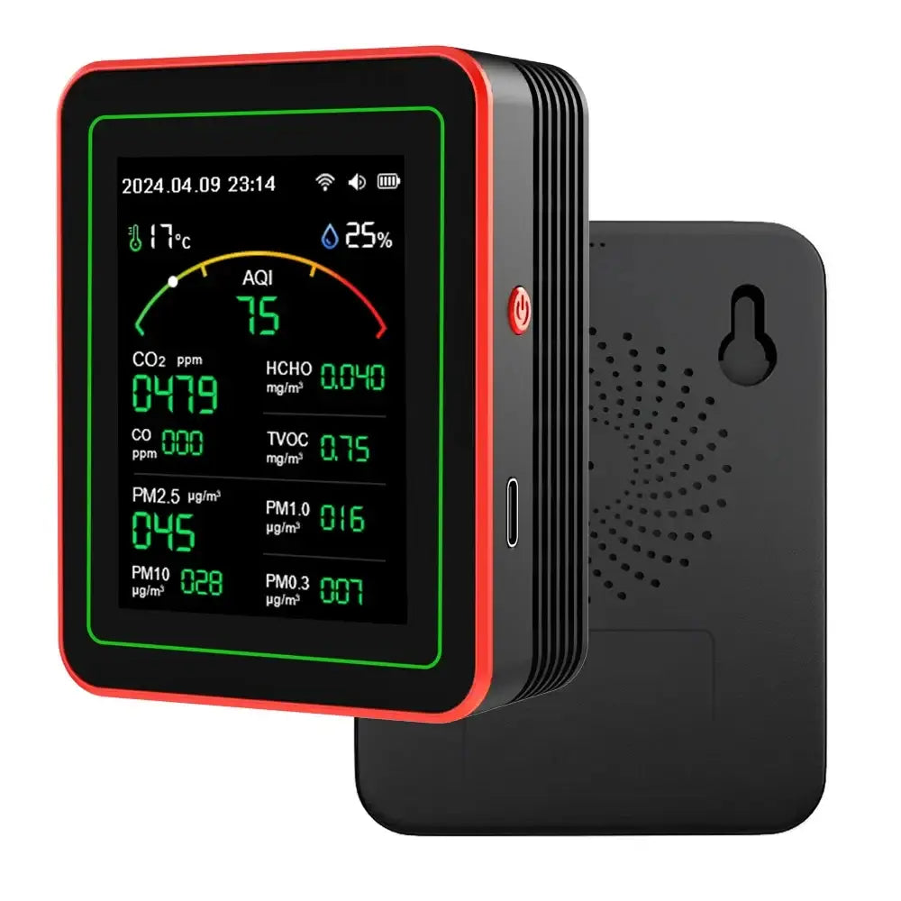 Home Air Quality Monitor – 15-in-1 Gas Detector - HBC