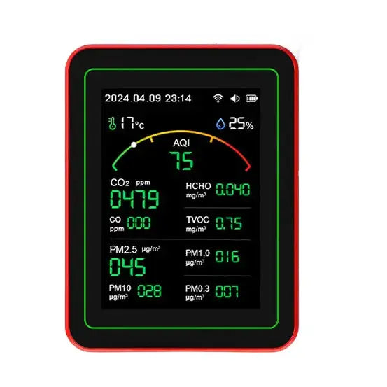Home Air Quality Monitor – 15-in-1 Gas Detector - HBC