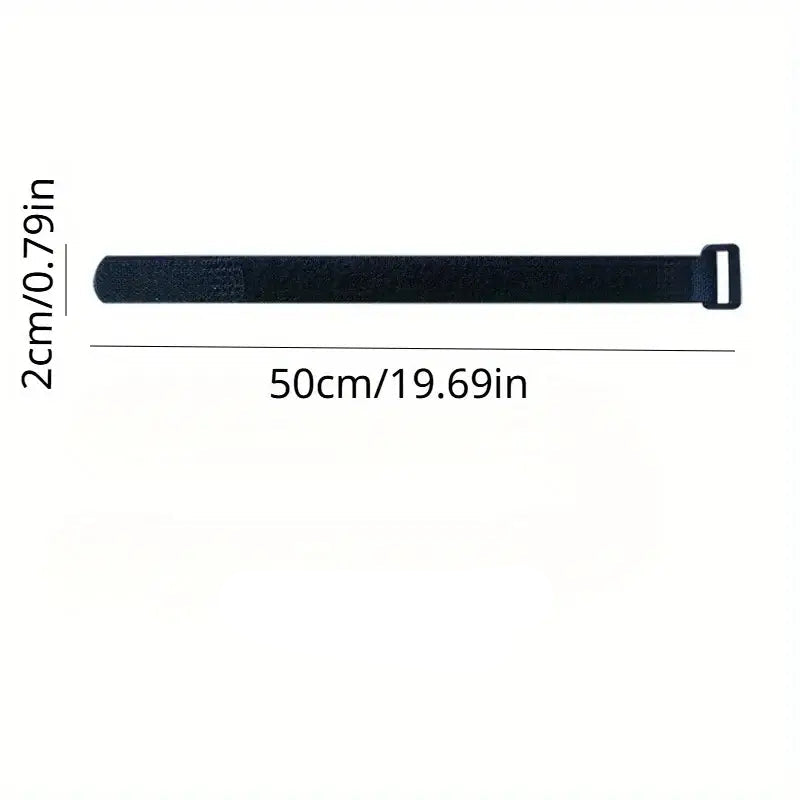 Hook and Loop Reusable Fastening Nylon Cable Securing Straps Durable Functional Ties,Length 20cm/7.9inch 50cm/20.0inch