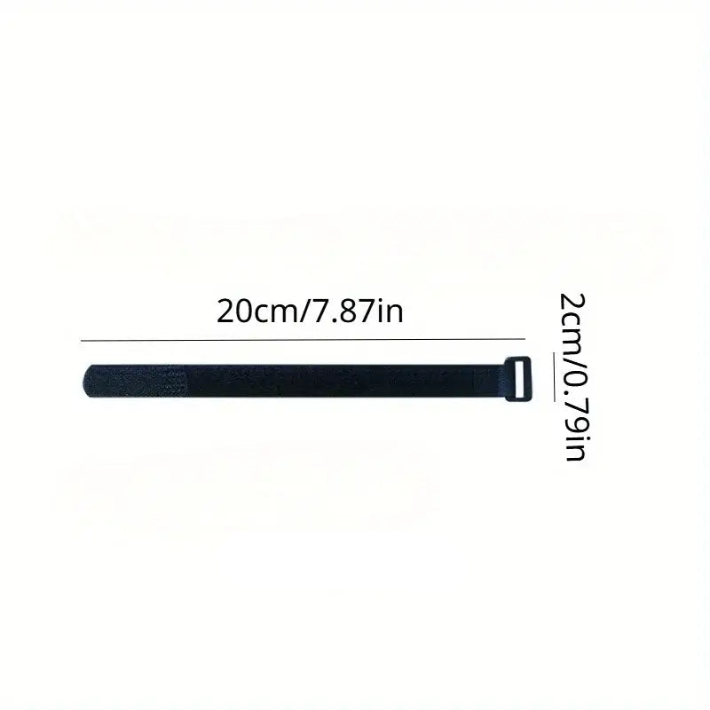 Hook and Loop Reusable Fastening Nylon Cable Securing Straps Durable Functional Ties,Length 20cm/7.9inch 50cm/20.0inch