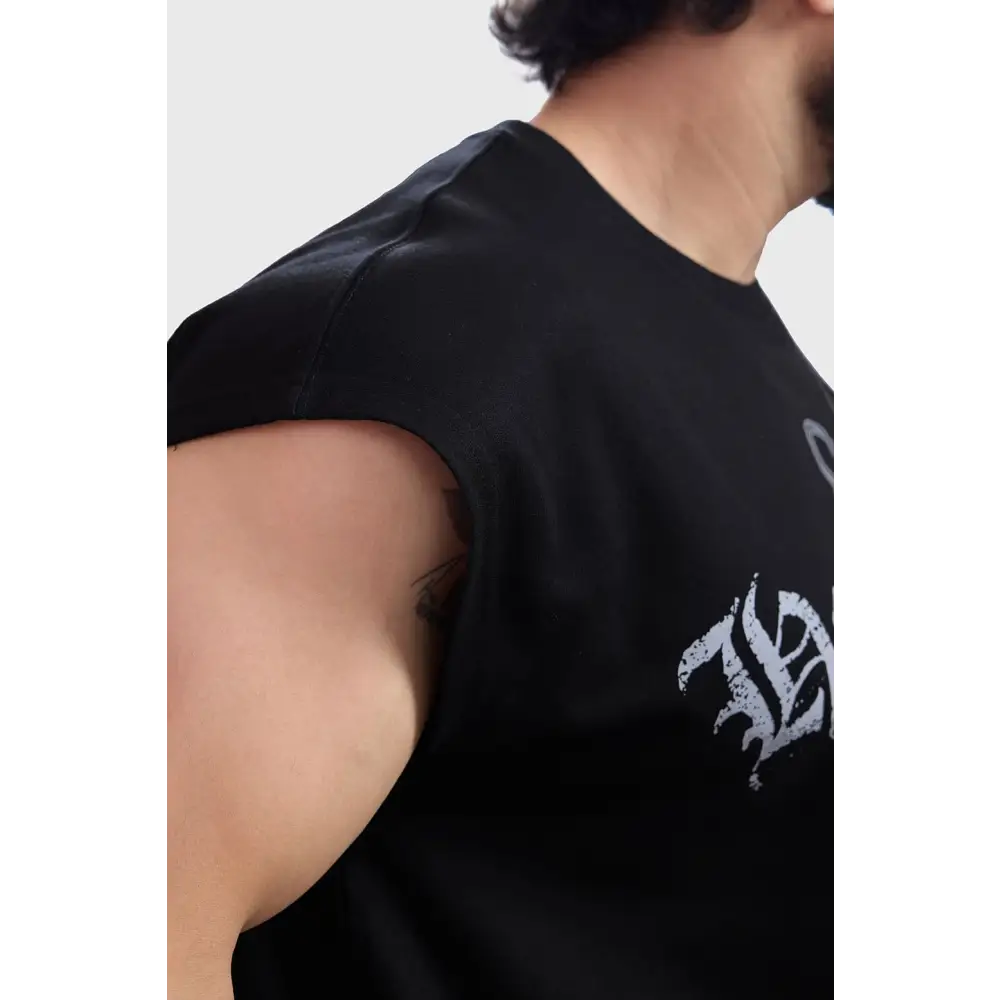 Hoonigans Capsleeves Tank Black - Vest