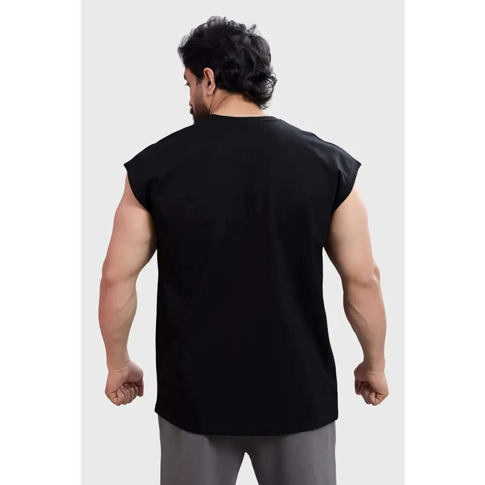 Hoonigans Capsleeves Tank Black - Vest