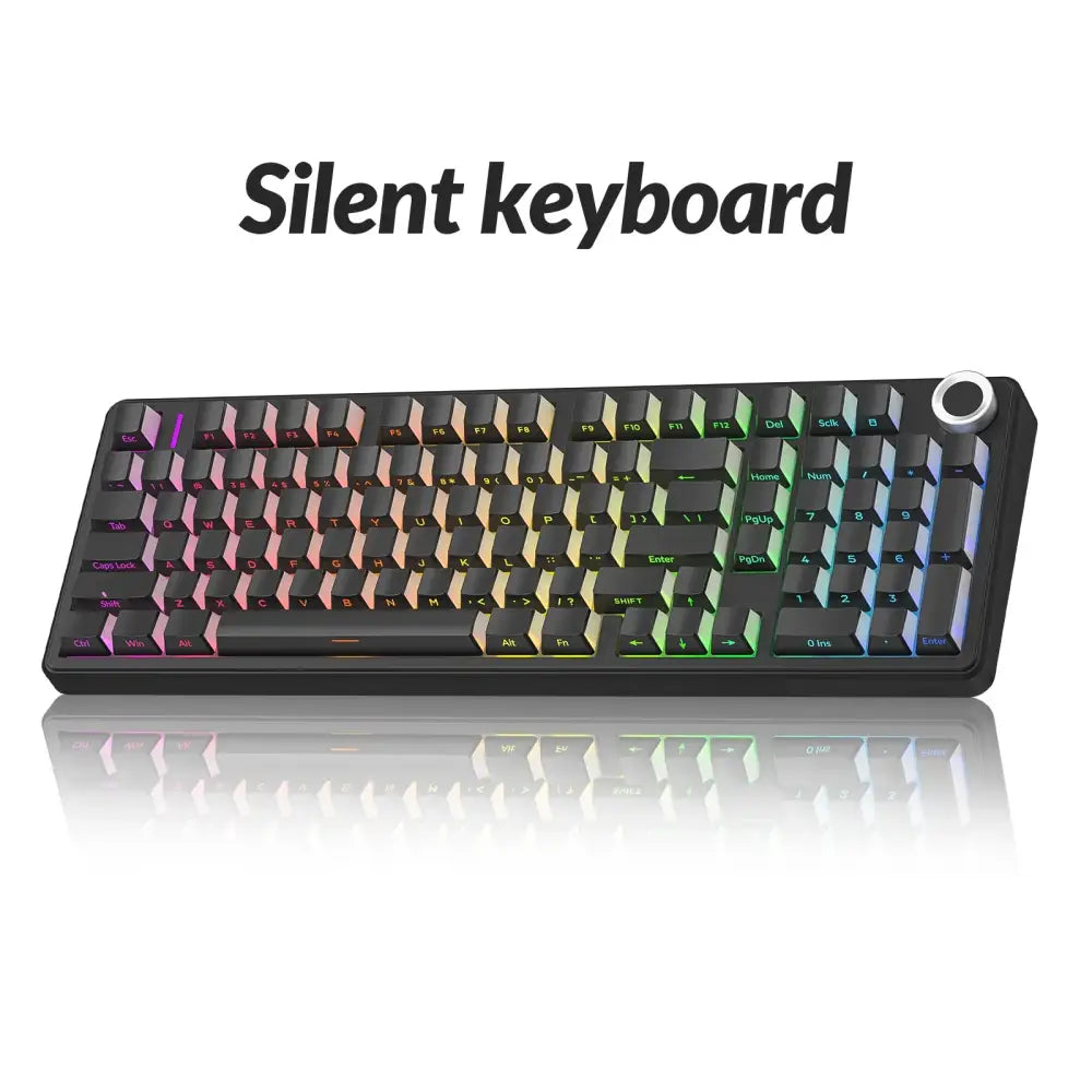 Hot-Swap RGB Mechanical Gaming Keyboard (different models available) - Black-Slient Switch / Keyboard - 9eight5
