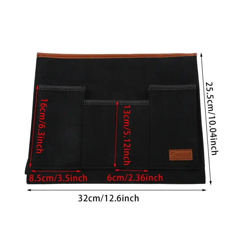 Household Armchair Caddy Felt Couch Recliner Armrest Organizer for Magazine Tablet Cell Phone Remote Control Hanging