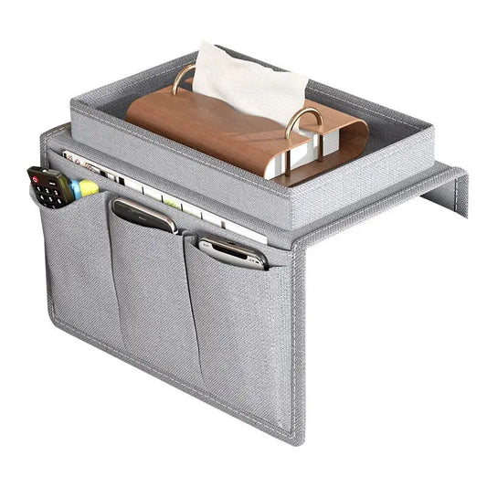 Household Sofa Storage Bag Living Room Sofa Armrest Organizer For TV Remote Control Cellphone Hanging Coffee Cup Tissue