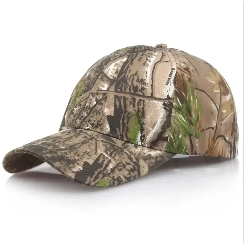 Hunting Caps Quick Dry Breathable Camouflage Print Baseball Caps Outdoor Camping Men Women Camo Cap UV Protection