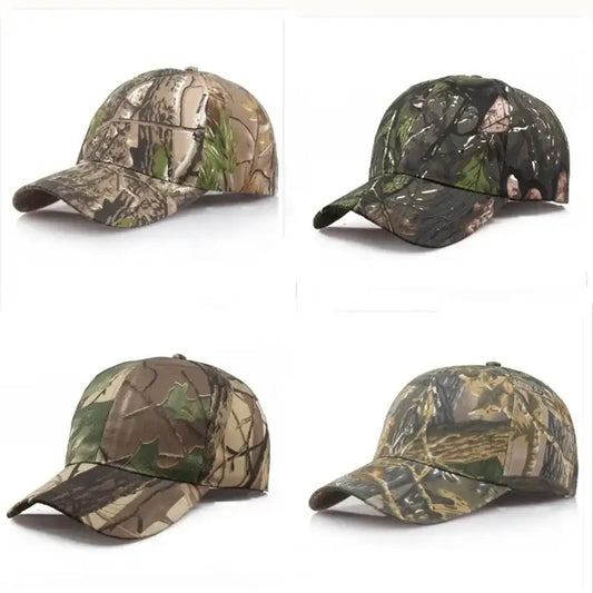 Hunting Caps Quick Dry Breathable Camouflage Print Baseball Caps Outdoor Camping Men Women Camo Cap UV Protection
