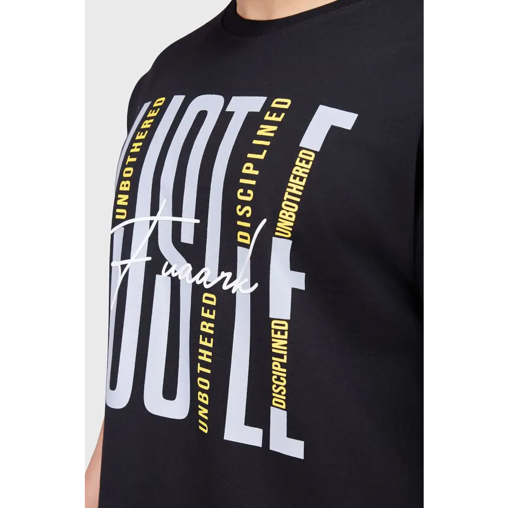 Hustle Oversized T-shirt Black - Tshirts